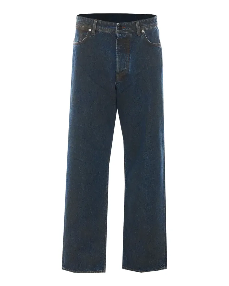 Stone Island J100006 Jeans mit Laser-Pigment - Blau Blau