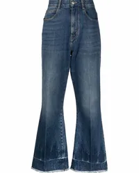 Stella McCartney The 90s Cropped-Jeans Blau