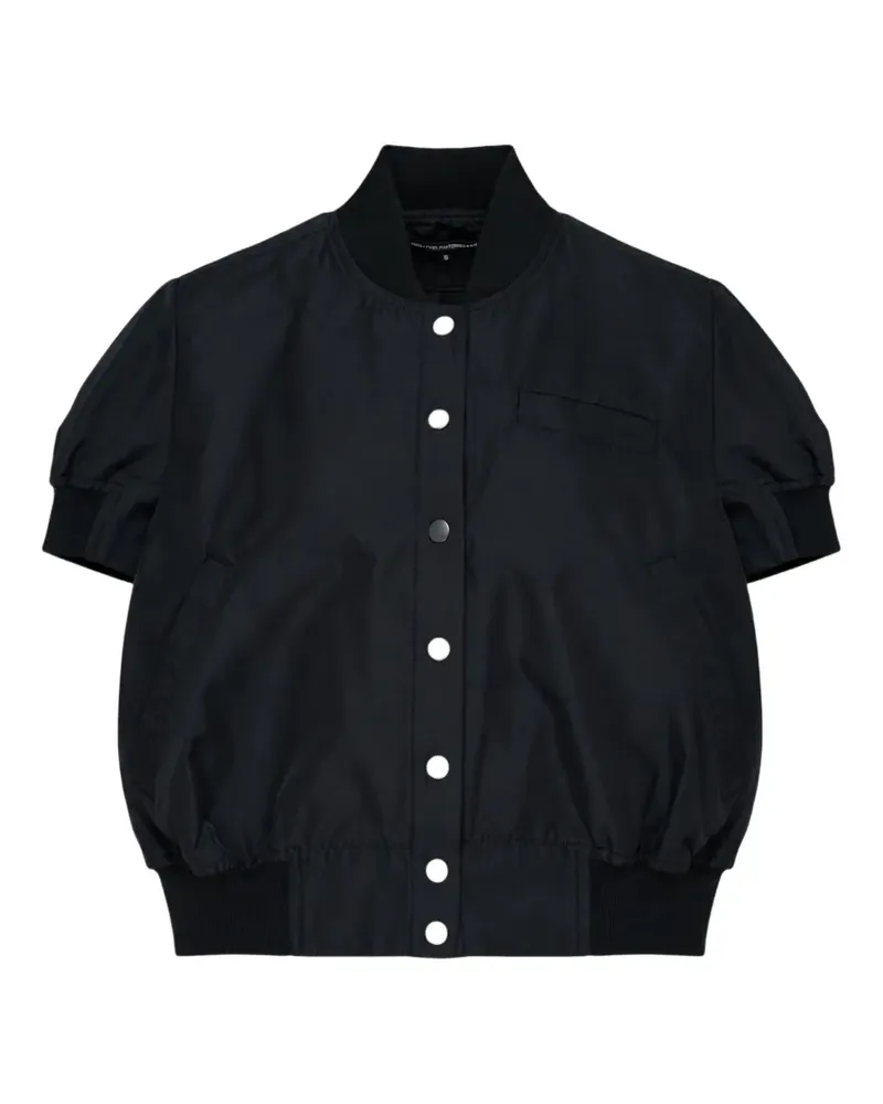 Melitta Baumeister short-sleeve bomber jacket - Schwarz Schwarz