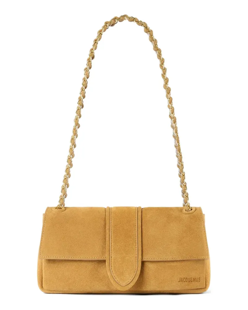 Jacquemus Bambino leather shoulder bag - Nude Nude