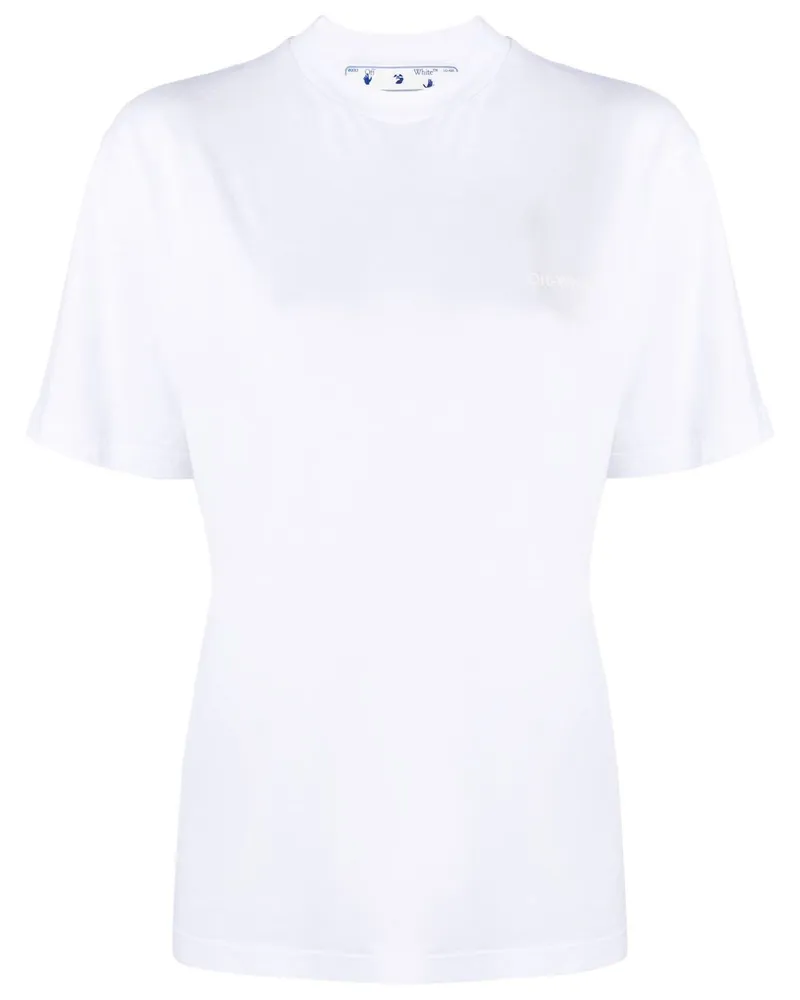 OFF-WHITE T-Shirt mit Diag-Print - Weiß Weiß