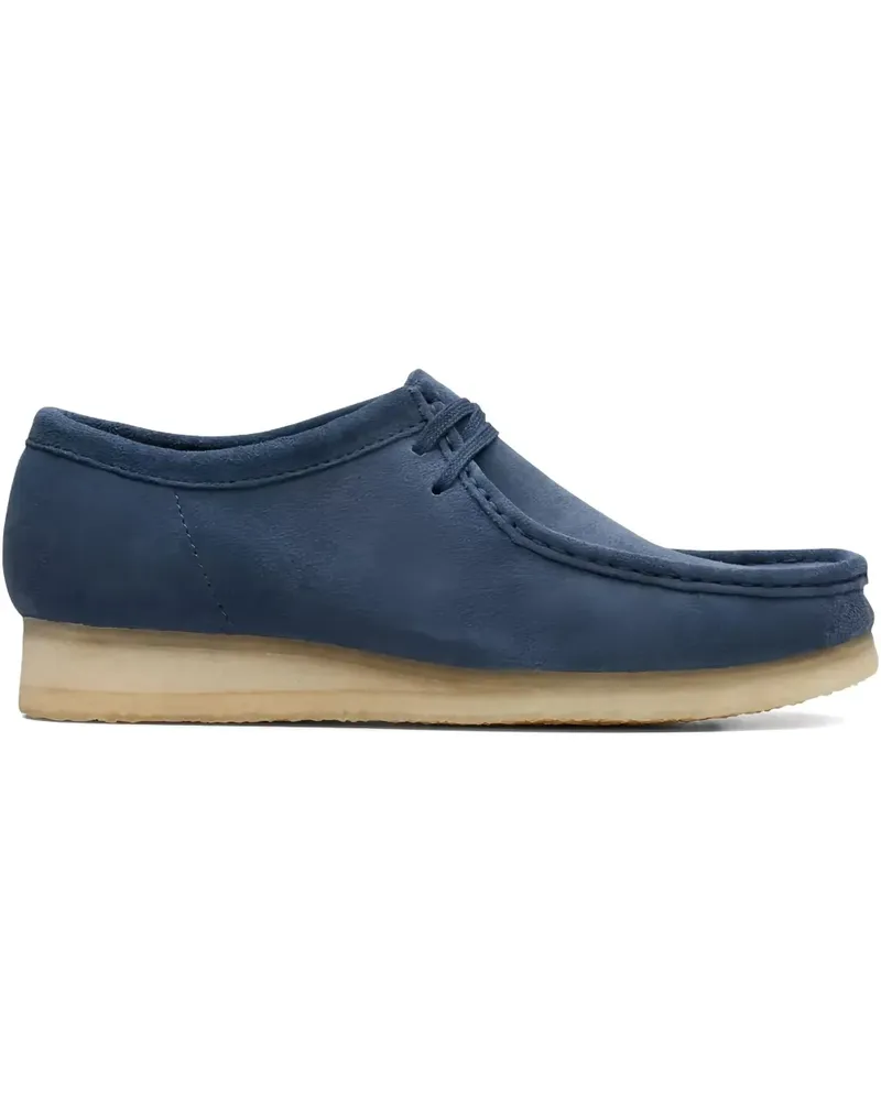 Clarks lace-up Wallabee boots - Blau Blau