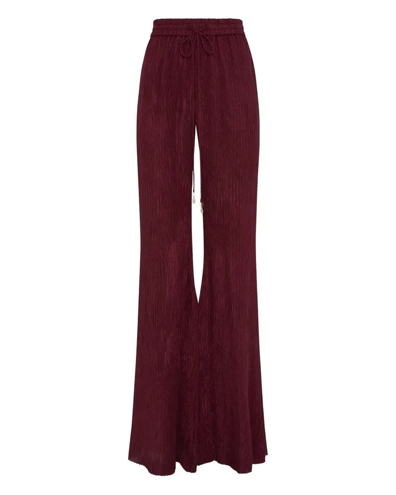 Gabriela Hearst pleated drawstring-waist pants - Rot Rot