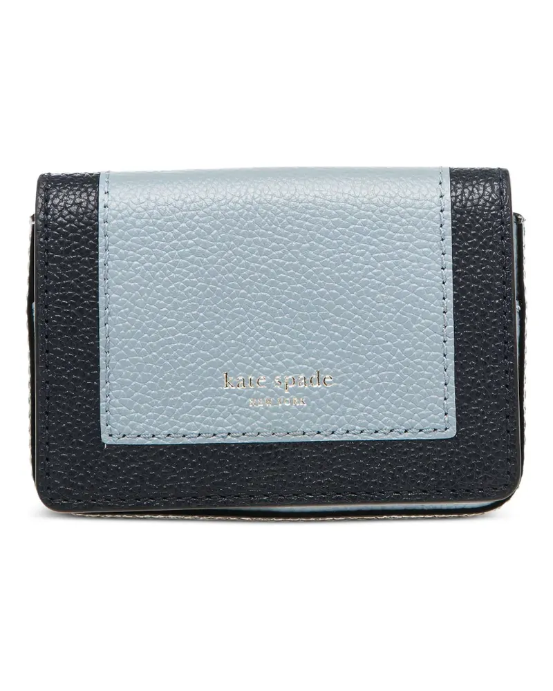 Kate Spade Zweifarbiges Portemonnaie - Blau Blau
