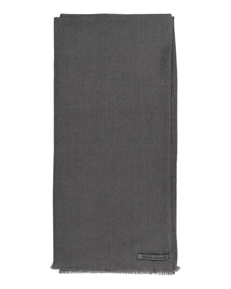Denis Colomb fringed kasumi scarve - Grau Grau