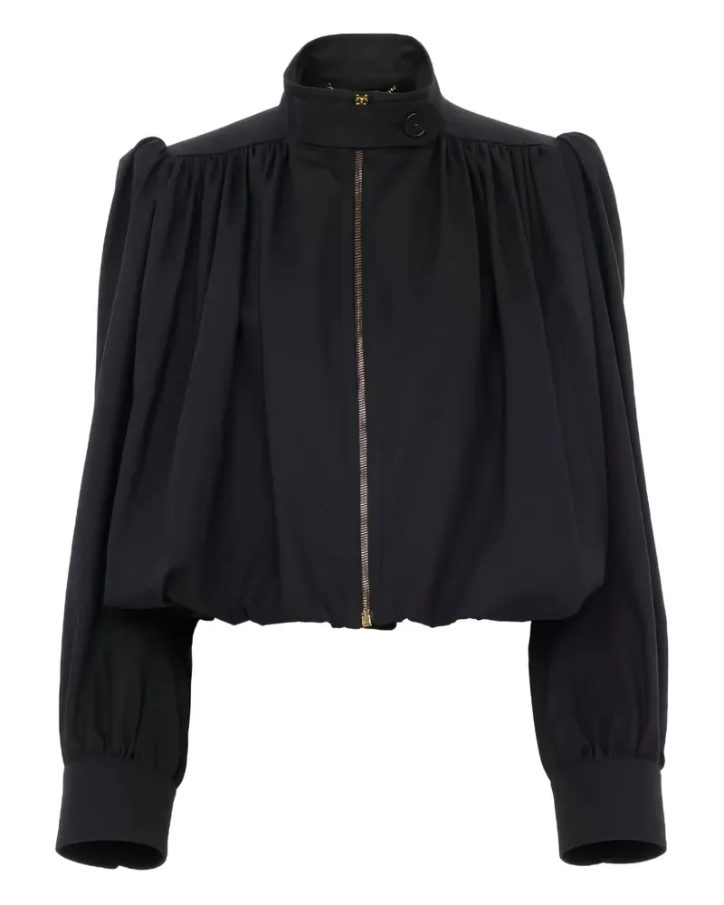 Chloé Geraffte Jacke - Schwarz Schwarz