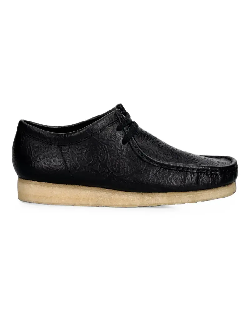Clarks Wallabee embossed loafers - Schwarz Schwarz