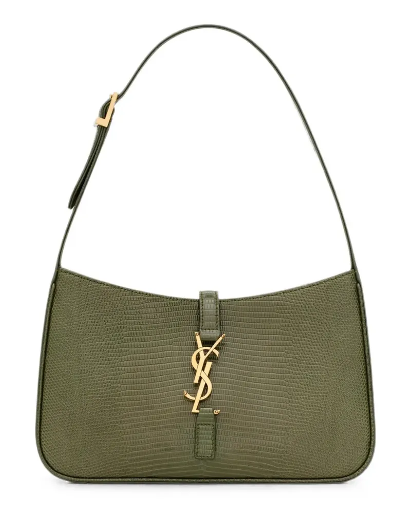 Saint Laurent Le 5 à 7 in lizard - Grün Grün