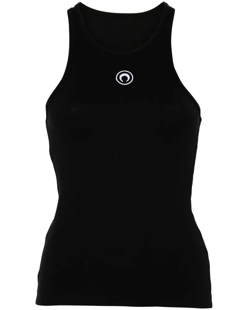 Marine Serre Moon Tanktop - Schwarz Schwarz