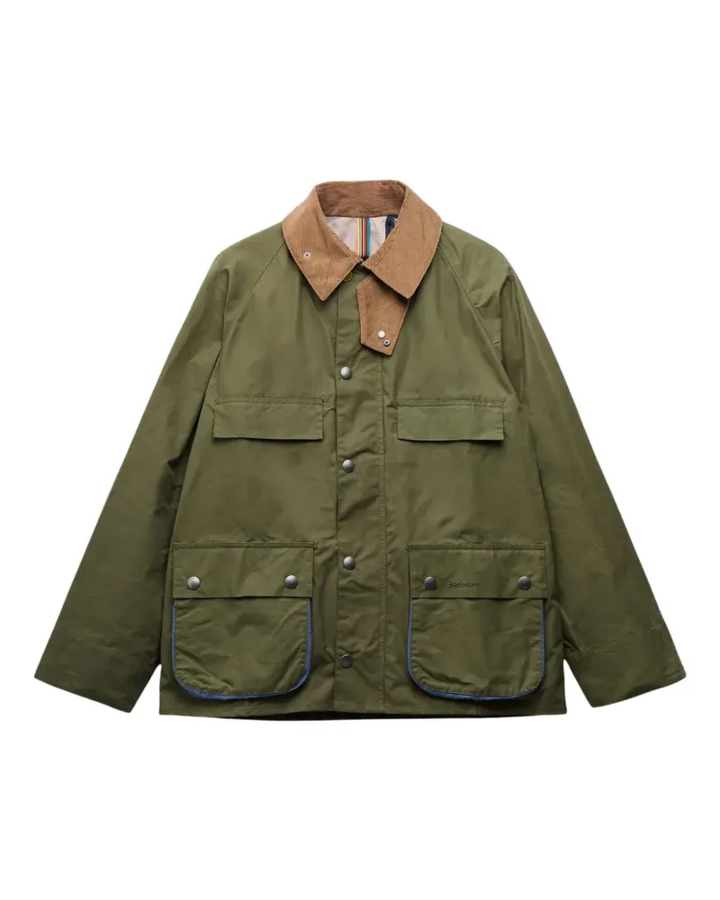 Barbour x Paul Smith Sugarlump Bedale corduroy-collar jacket - Grün Grün