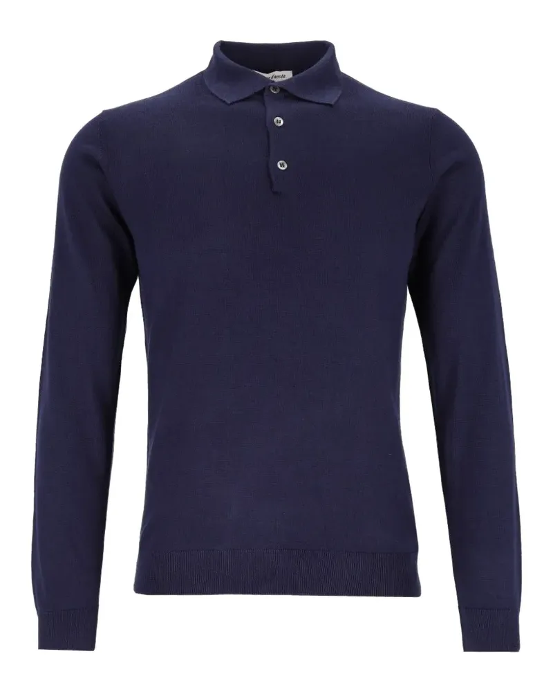Al Duca D’Aosta 1902 long-sleeve polo shirt - Blau Blau