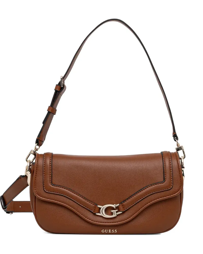 Guess Dea logo-plaque cross body bag - Braun Braun