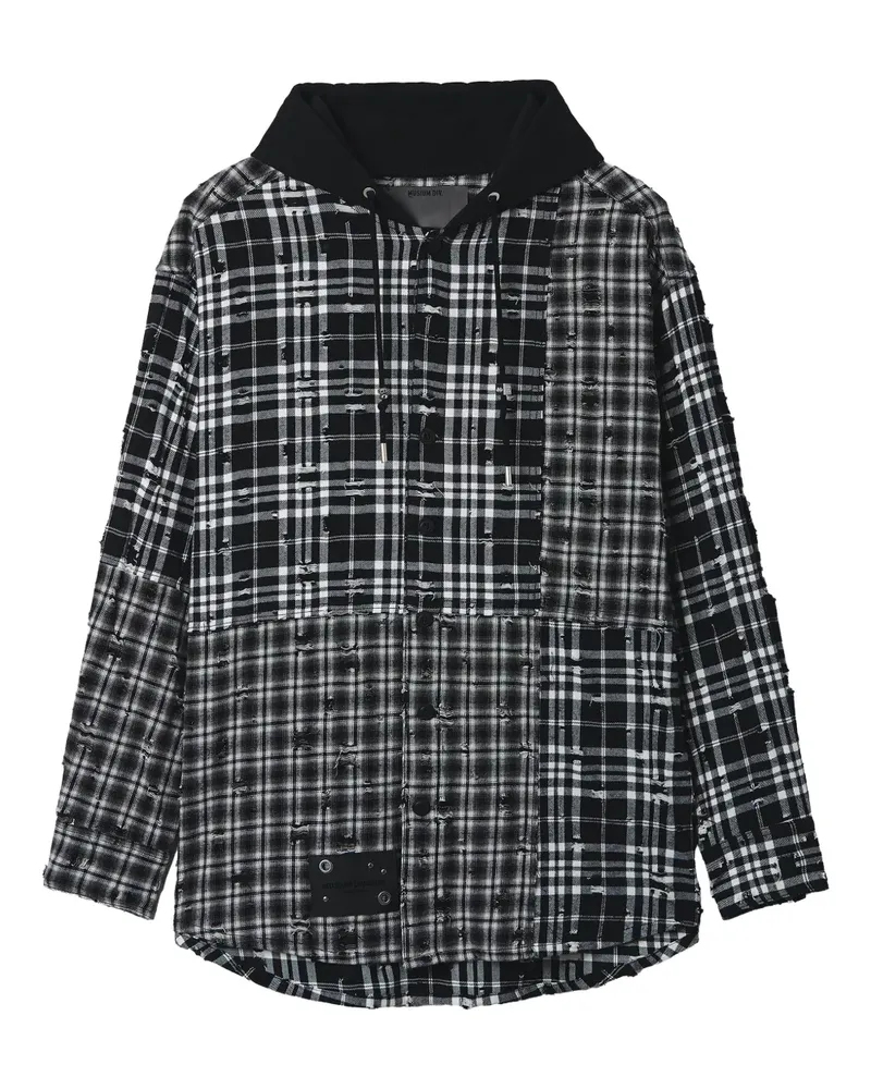 Musium Div. Karierter Pullover - Schwarz Schwarz
