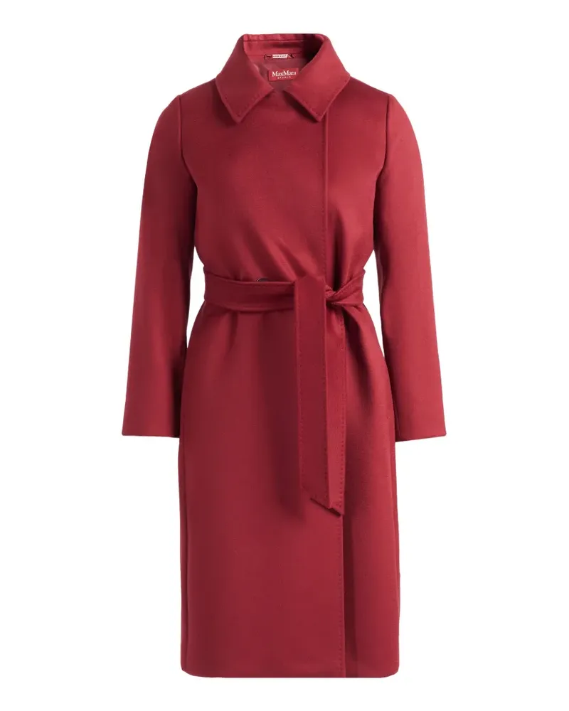 Max Mara double-breasted wool coat - ruby - Rot Rot