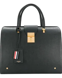 Thom Browne Mr. Thom Reisetasche aus Leder Schwarz