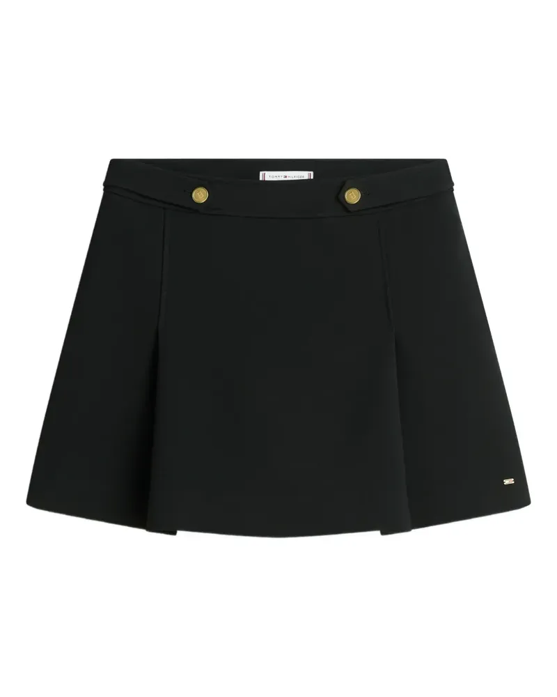 Tommy Hilfiger button-detail mini skirt - Schwarz Schwarz