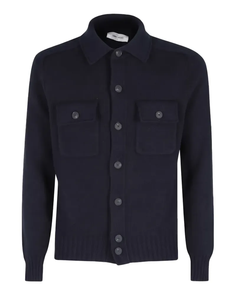 Gran Sasso Geknöpfter Cardigan - Blau Blau