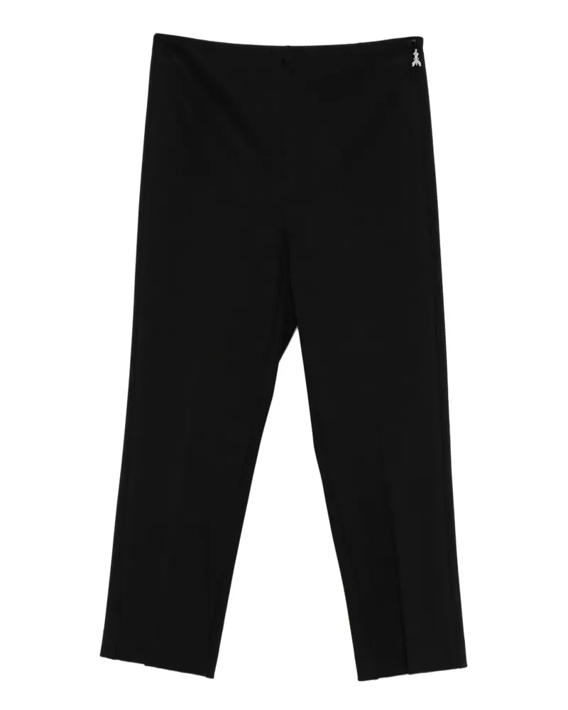Patrizia Pepe Gerade Cropped-Hose - Schwarz Schwarz
