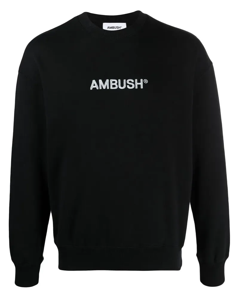 AMBUSH Sweatshirt mit Logo-Print - Schwarz Schwarz