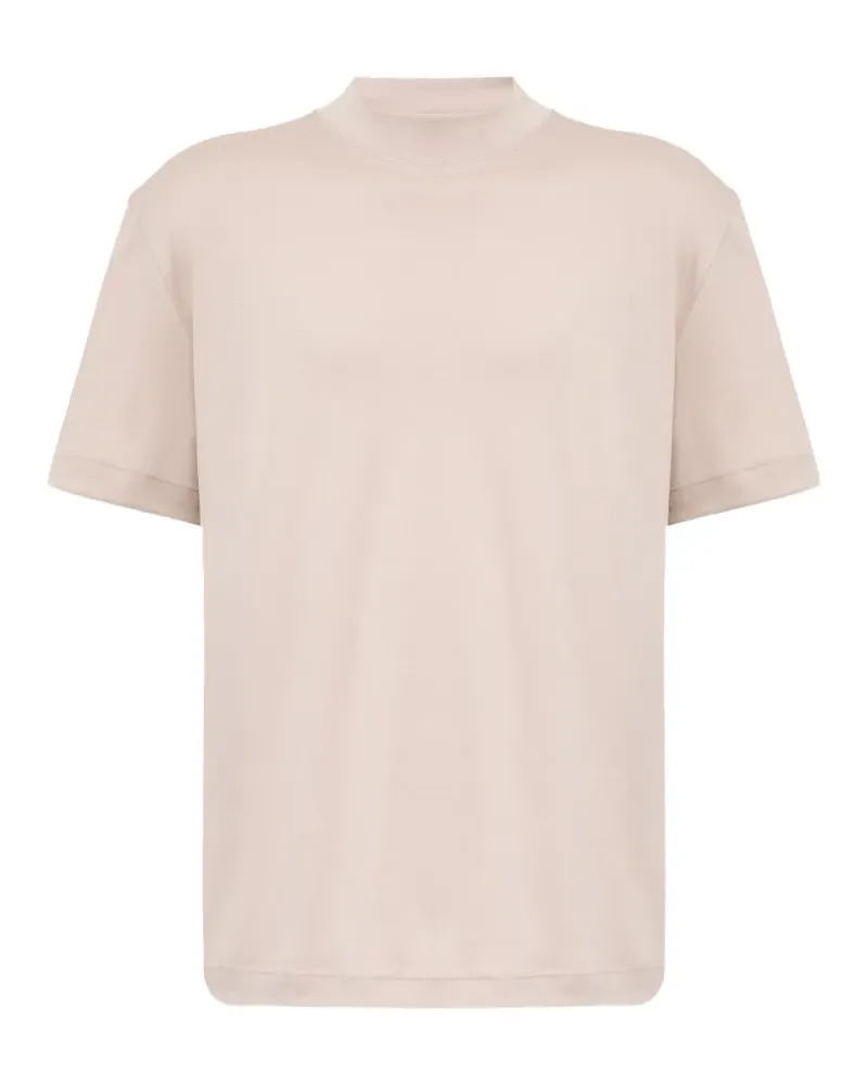 Eleventy T-Shirt mit rundem Ausschnitt - Nude Nude