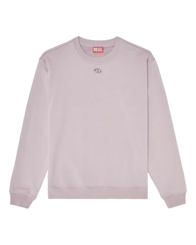 Diesel Hemd mit Oval D-Stickerei - Violett Violett