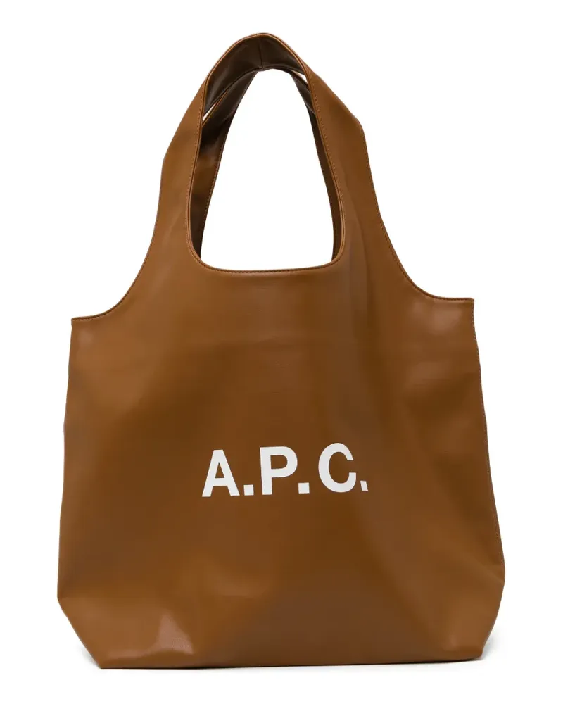 A.P.C. Ninon Tote Bag - Braun Braun