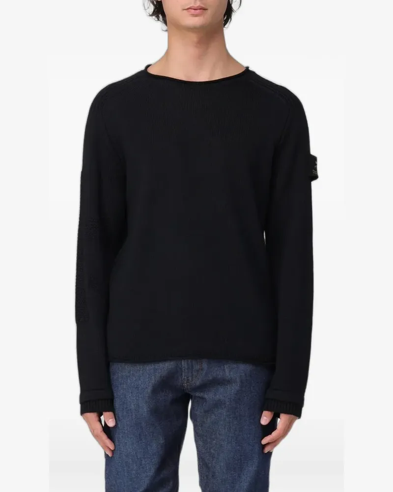 Premiata logo-patch sweater - Schwarz Schwarz