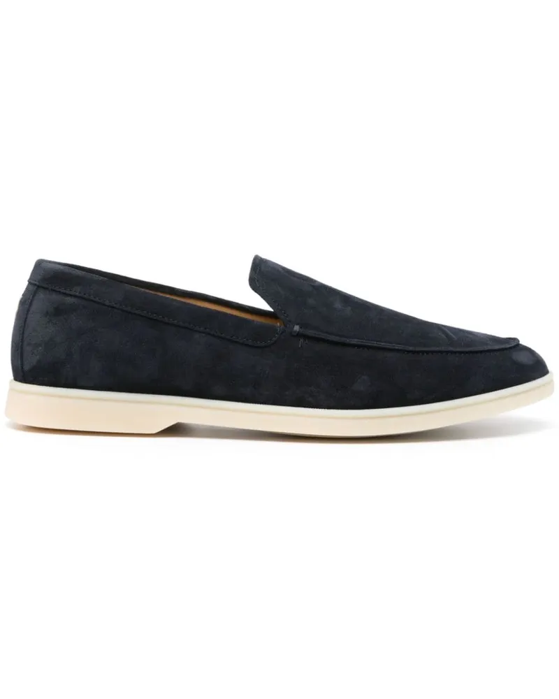 Henderson Loafer aus Wildleder mit Logo - Blau Blau