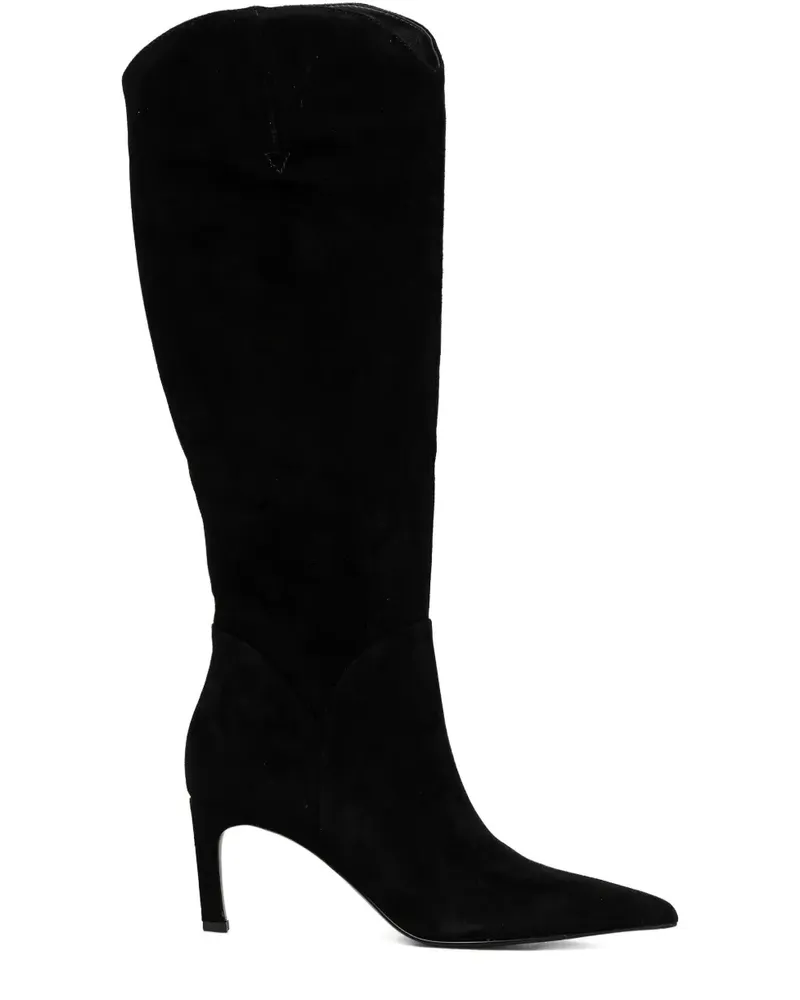 Guess Spitze Palista Wildlederstiefel 67mm - Schwarz Schwarz