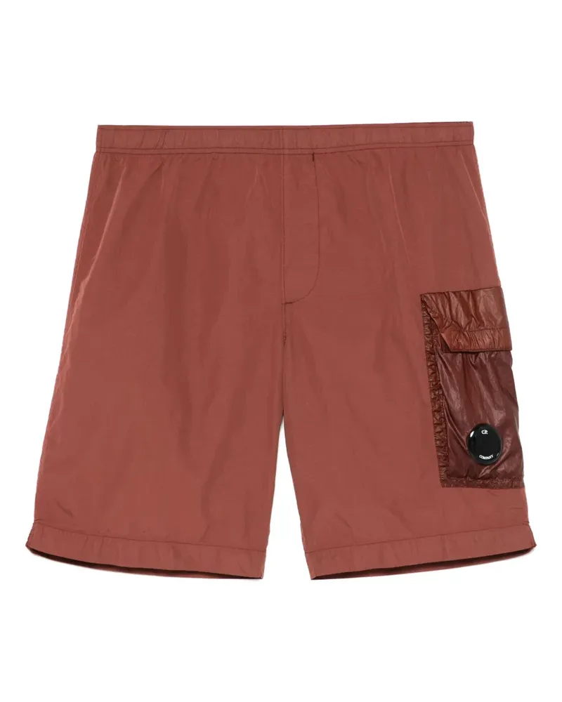C.P. Company Badeshorts mit Linsen-Detail - Braun Braun