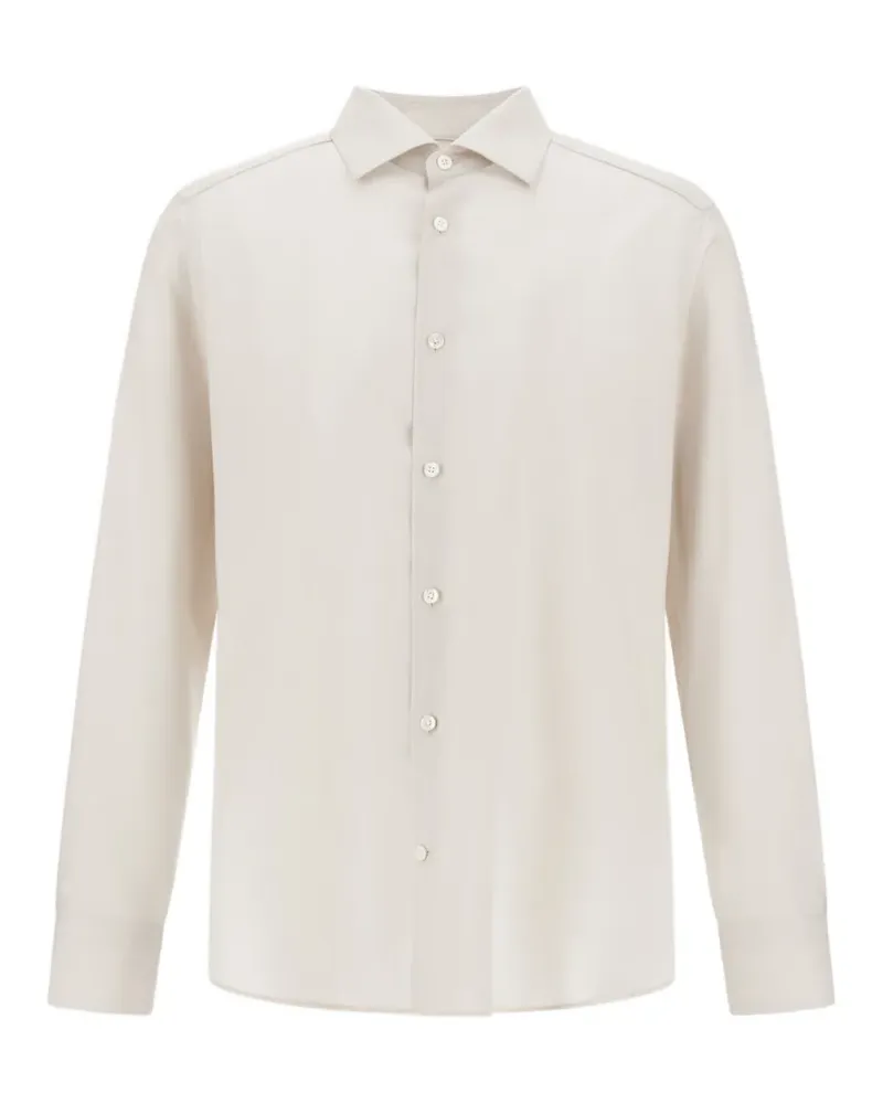 Herno Iconico Hemd mit Logo - Nude Nude