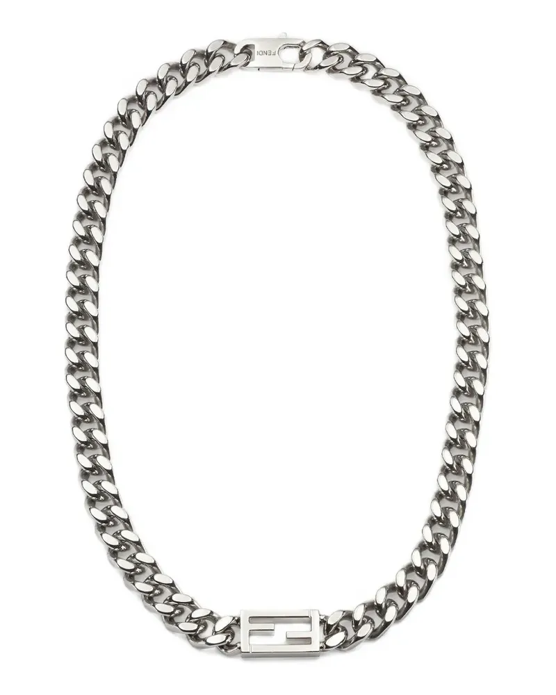 Fendi Baguette Halskette - Silber Silber