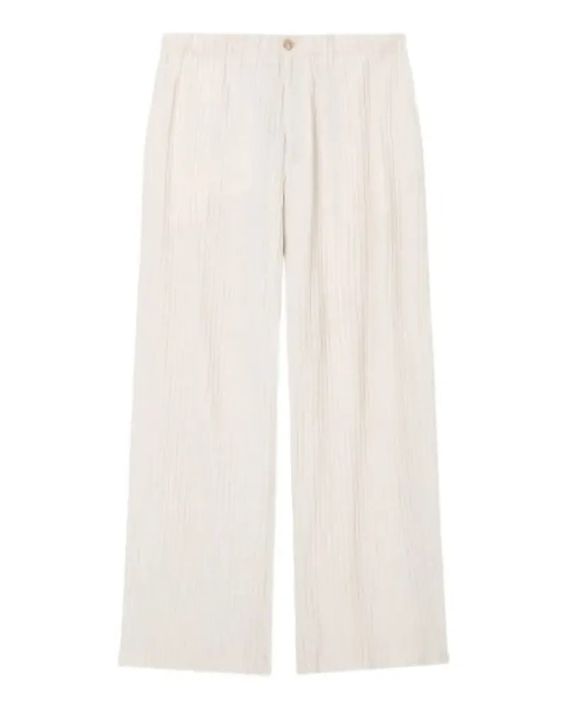 Emporio Armani elasticated-waistband trousers - Nude Nude