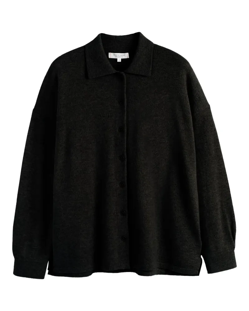 Chinti & Parker Gestricktes Hemd - Schwarz Schwarz
