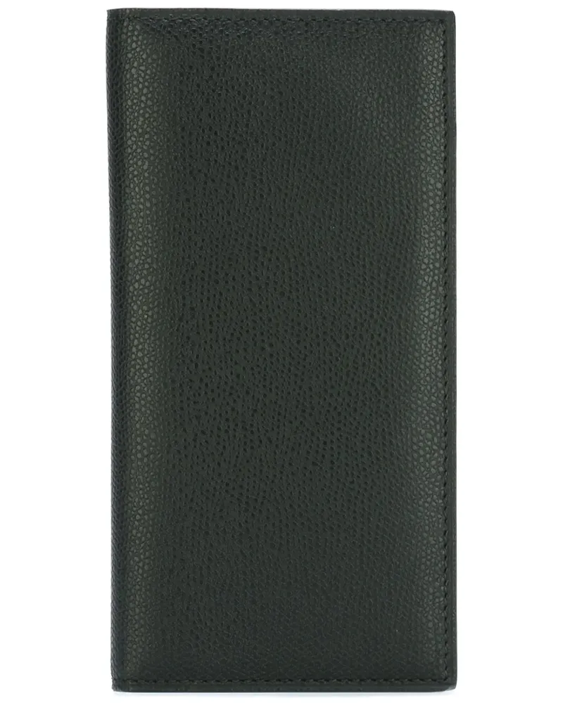 Valextra Vertical Portemonnaie - Schwarz Schwarz