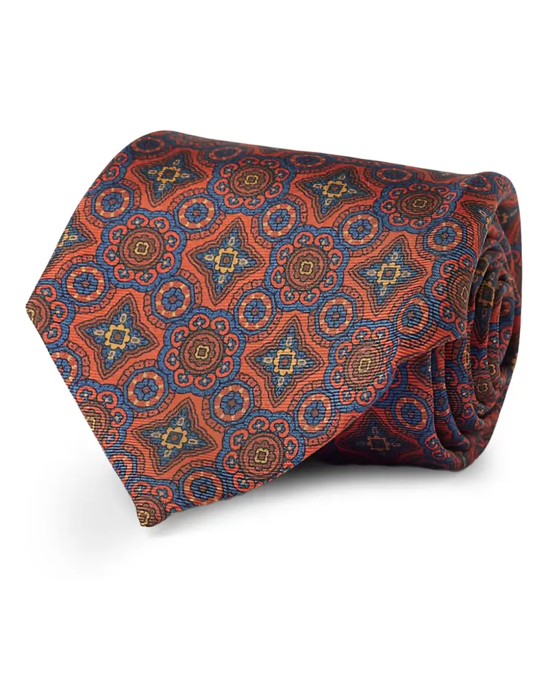 Ascot Gemusterte Krawatte - Orange Orange