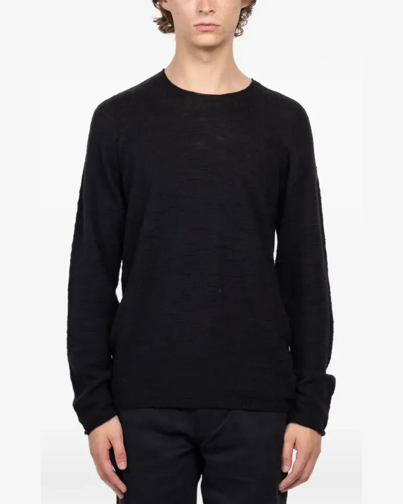 Hannes Roether long-sleeve sweater - Schwarz Schwarz