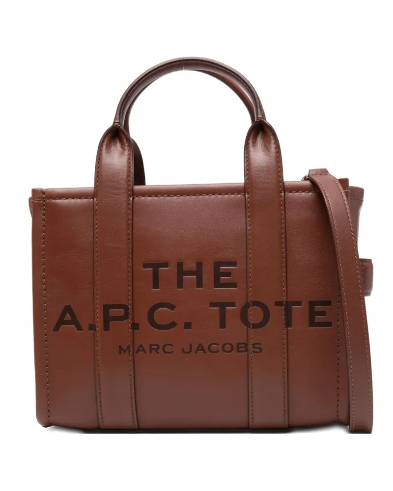 A.P.C. leather tote bag - Braun Braun