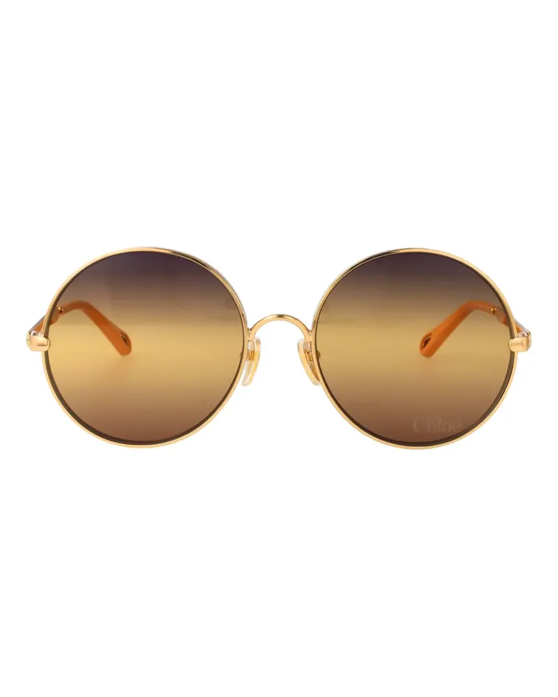 Chloé Aly round-frame sunglasses - Gold Gold