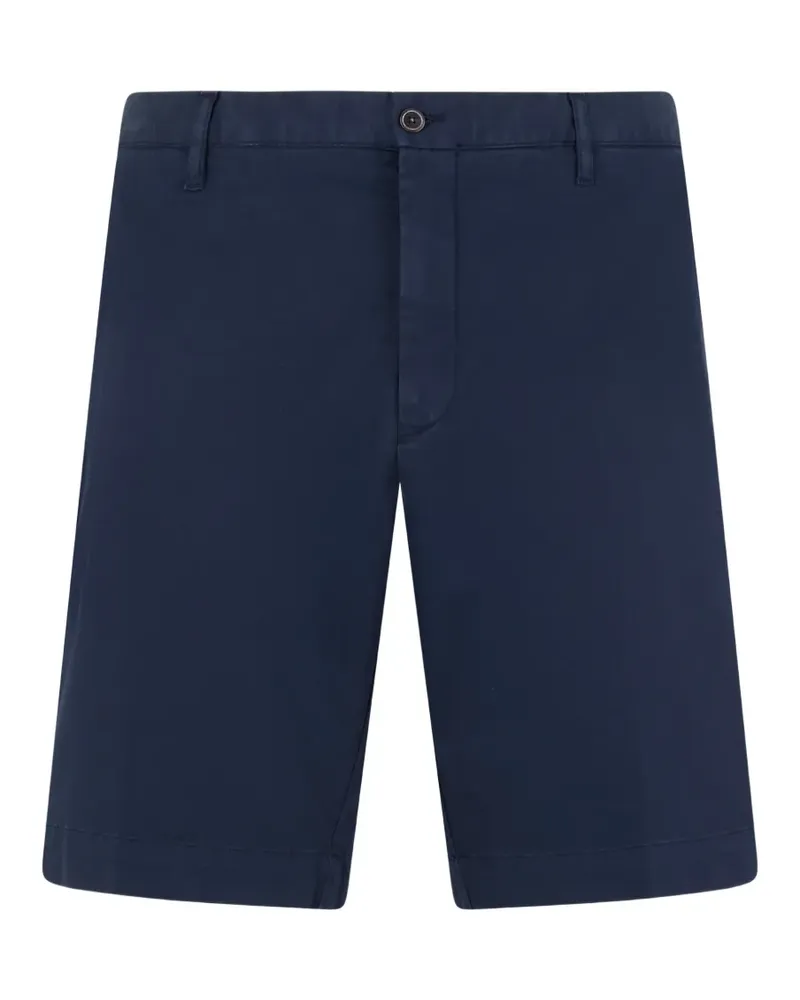 Fedeli belt-loops side-pockets shorts - Blau Blau
