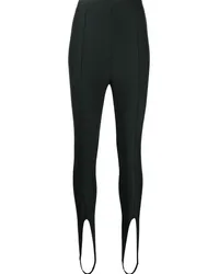 John Elliott + Co High-Waist-Leggings mit Steg Schwarz