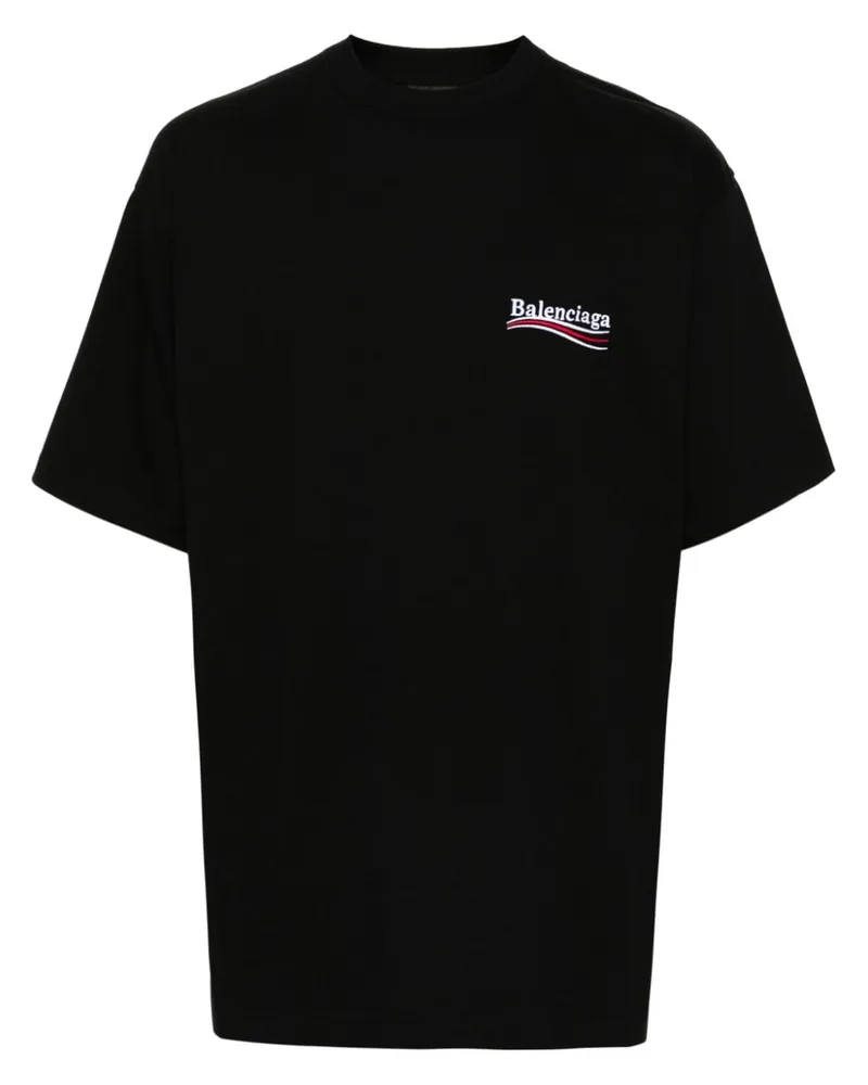 Balenciaga Political T-Shirt - Schwarz Schwarz