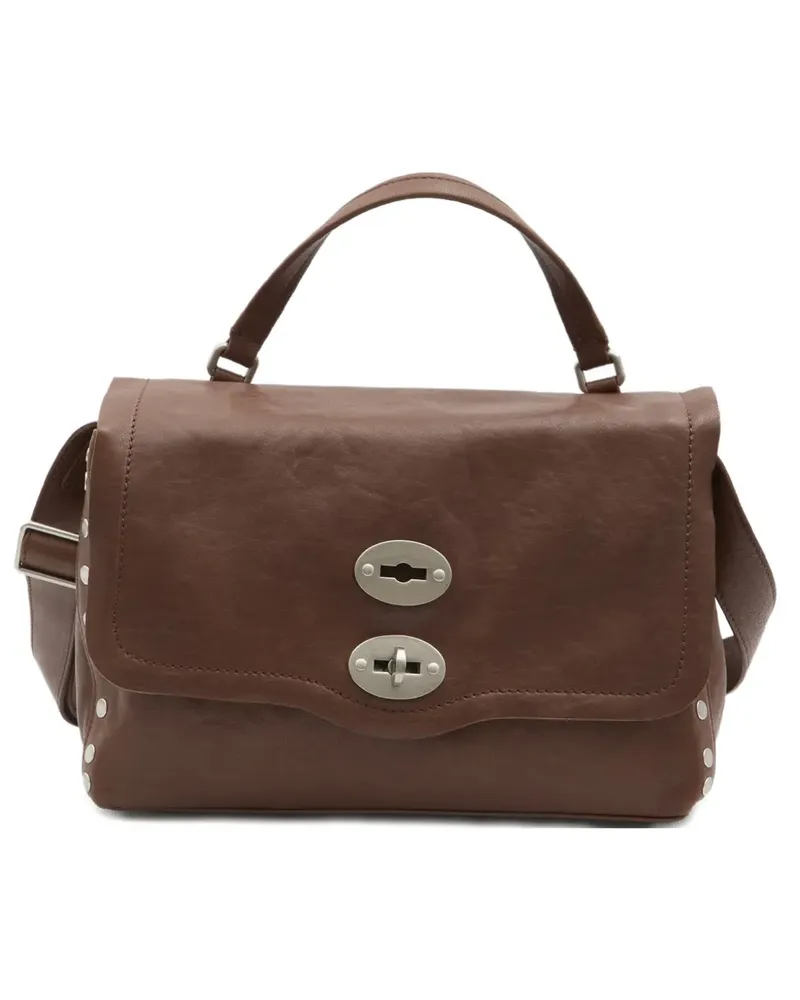 Zanellato Kleine Postina Tabacco Tote Bag - Braun Braun