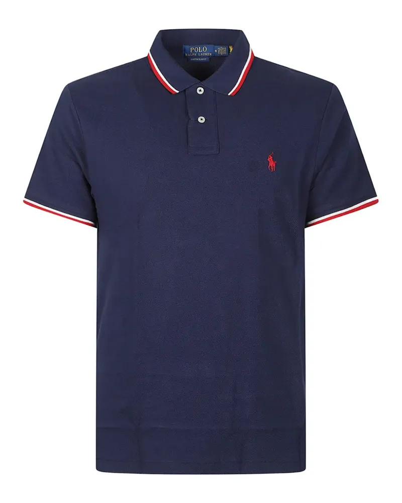 Ralph Lauren Poloshirt mit Logo-Stickerei - Blau Blau