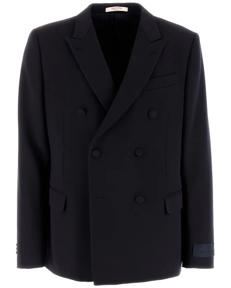 Valentino Garavani Doppelreihiges Sakko - Blau Blau