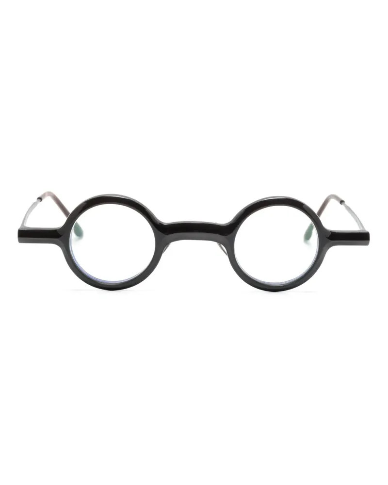 RIGARDS Brille mit rundem Gestell - Schwarz Schwarz