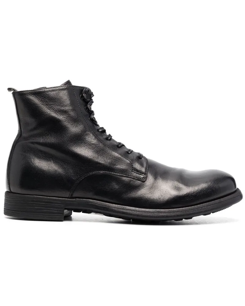 Officine Creative Italia Chronic Schnürstiefel - Schwarz Schwarz