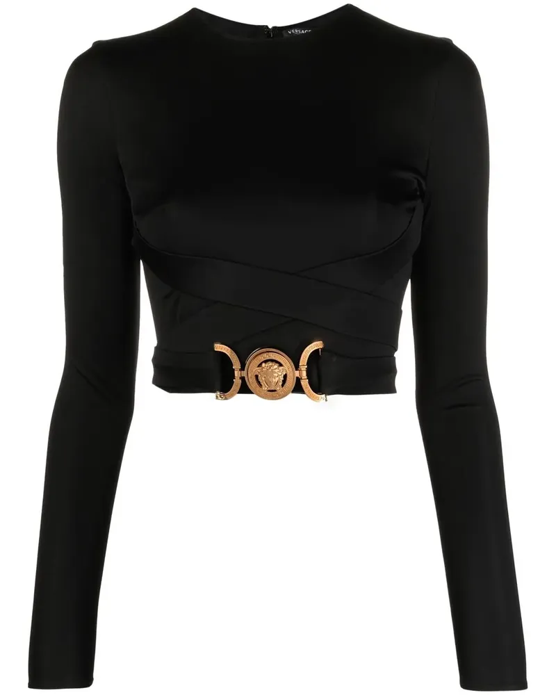 Versace Medusa '95 Cropped-Top - Schwarz Schwarz