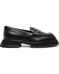 Moncler Bell Loafer aus Leder Schwarz