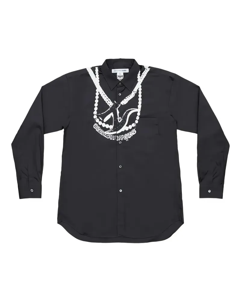 Comme des Garçons x A$AP Nast Chain Hemd - Schwarz Schwarz